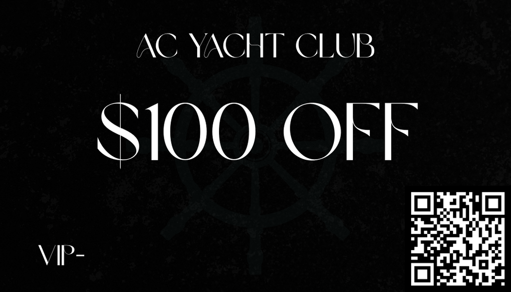 AC Yacht Club $100 gift card
