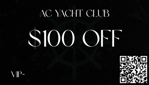 AC Yacht Club $100 gift card