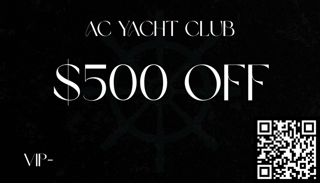 AC Yacht Club $500 gift card