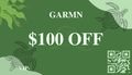 GARMN $100 gift card